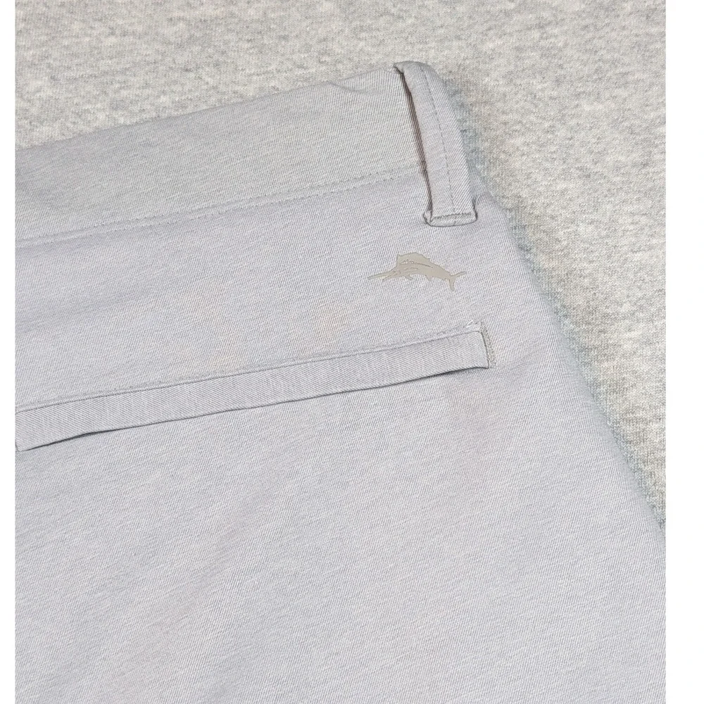 Tommy Bahama On Par Short 8 Inch Mens 32 Gray Golf Performance Polyester